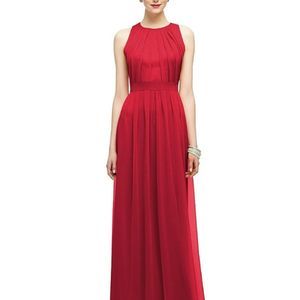 Lela Rose Crimson Red Bridesmaid Dress